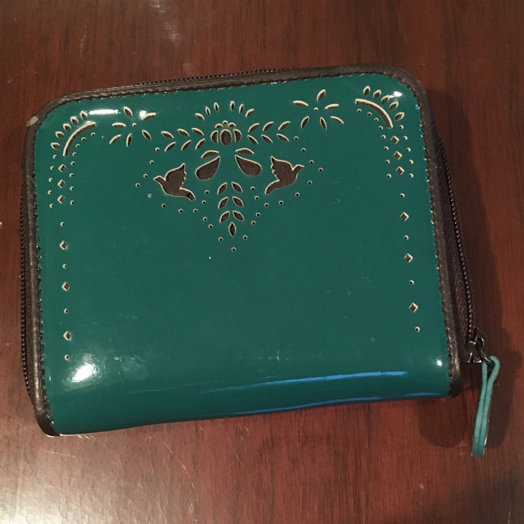 Adorable Parent Leather Zip Around Wallet